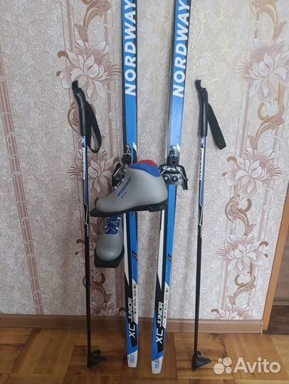 Лыжи детские комклект