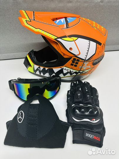 Шлем для картинга, мотокросса