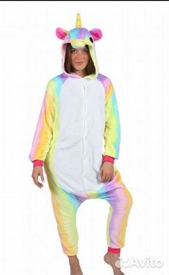 Пижама кигуруми единорог