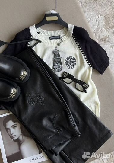 Брюки Chrome Hearts