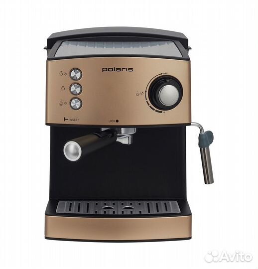 Кофеварка Polaris PCM 1527E Adore Crema, шампань