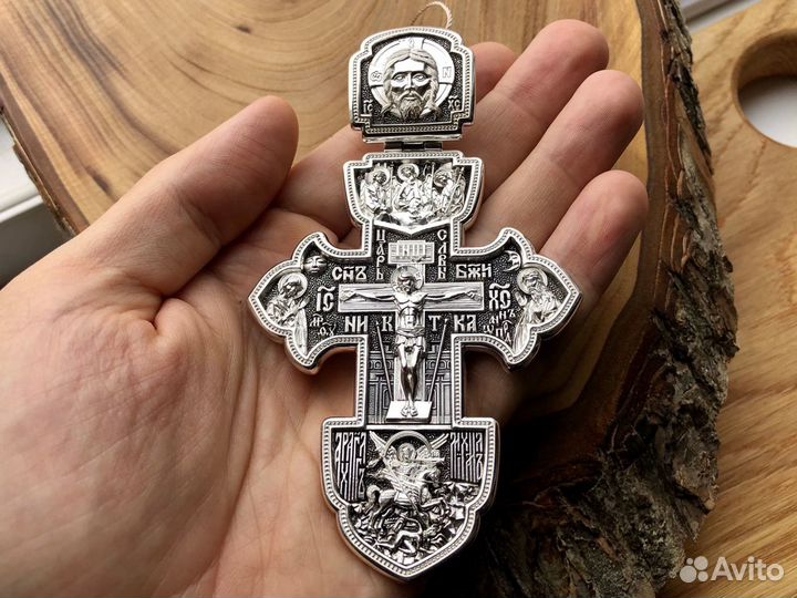Серебряный крест большой 119 грамм