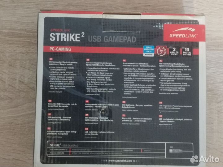 Геймпад Speedlink strike 2