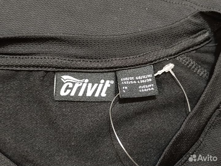 Лонгслив мужской новый бег Crivit M, L/XL