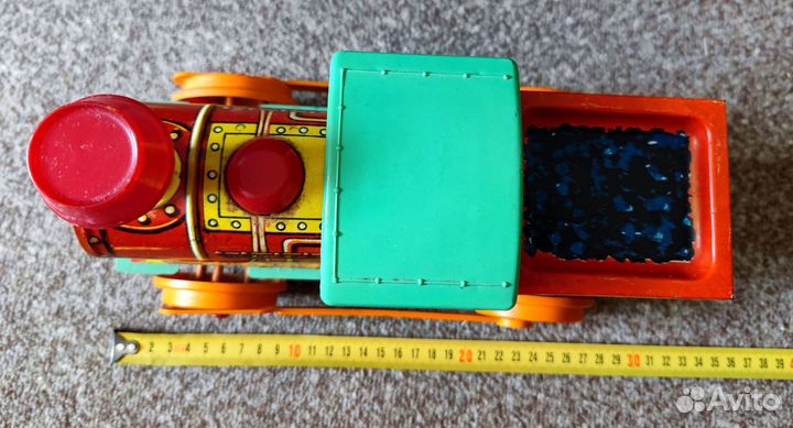 Игрушка паровоз СССР мзи Орленок Жесть Электромеха