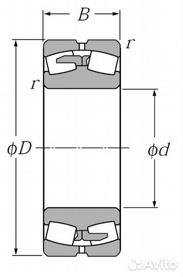 Подшипник SKF 24044 (ГОСТ 4003144 )