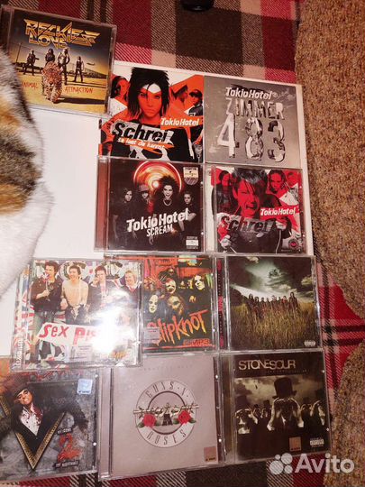 CD диски рок, панк, металл
