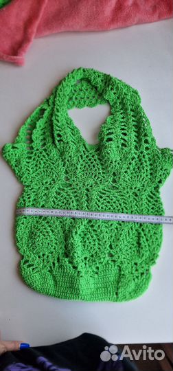 Сумка шопер авоська вязаная