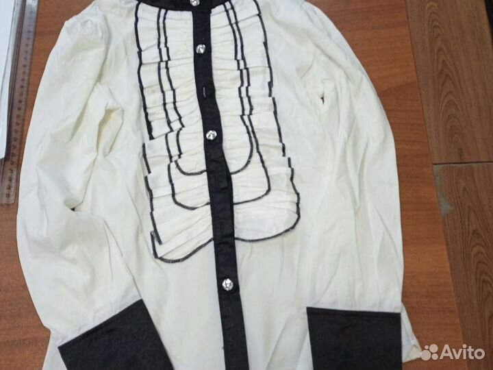 Школьные блузки рубашки, 128-134, 140-146 размеры