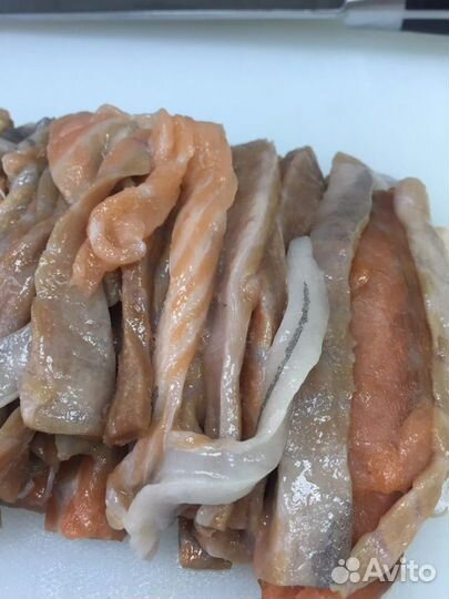 Обрезь филе лососи