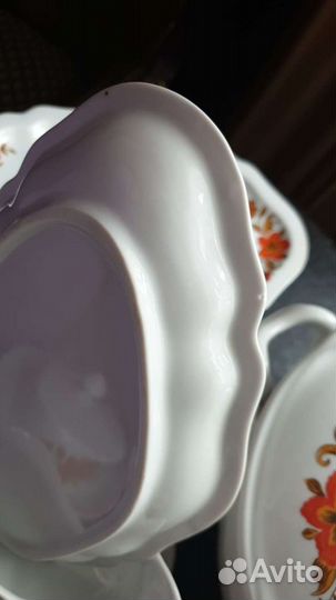 Набор столовой посуды сервиз bohemia чехословакия