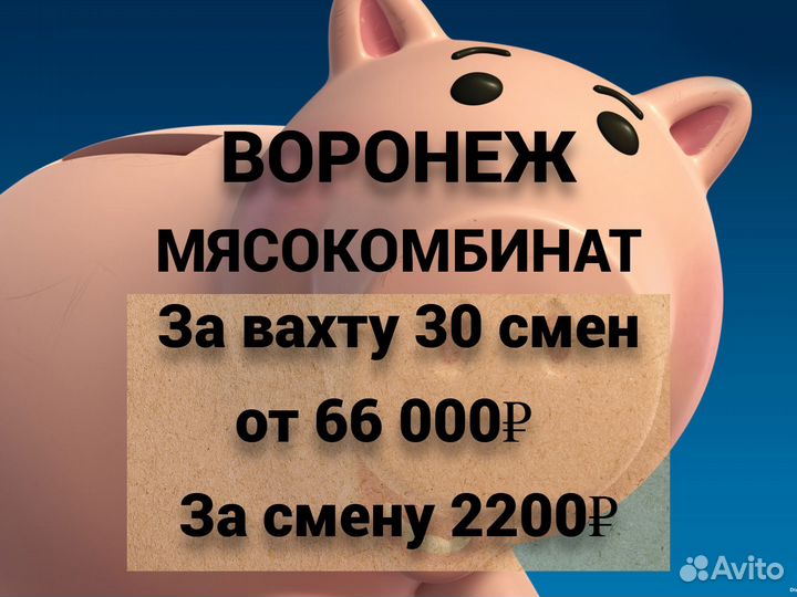 Упаковщики на мясокомбинат / Вахта