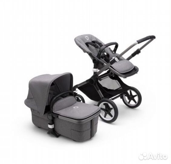 Коляска 2 в 1 Bugaboo Fox 3 Complete шасси Graphit