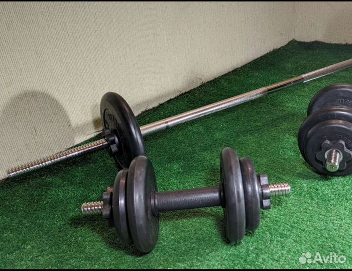 Штанга и гантели новые