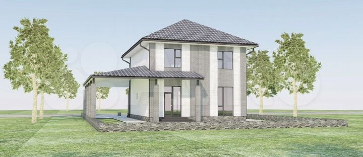 Дом 189,9 м² на участке 3,5 сот.