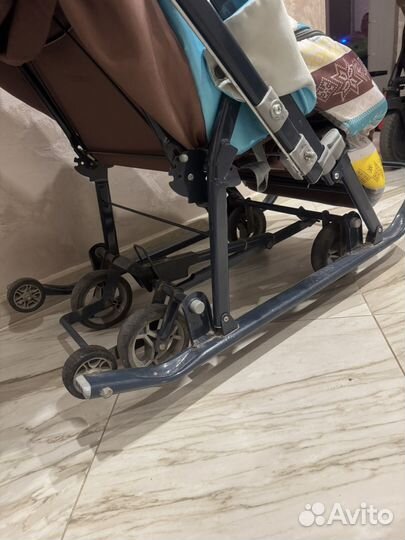 Санки коляска nika kids