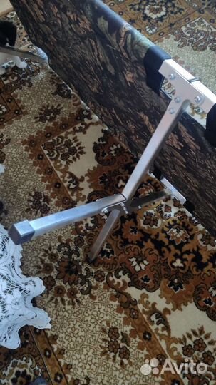 Раскладушка медведь 190 см + коврик