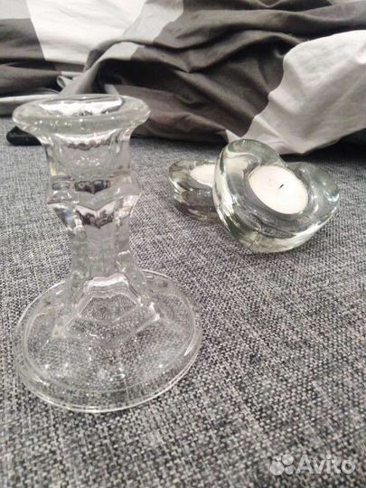 Подсвечник стекло