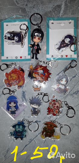 Аниме фигурки и аниме брелки