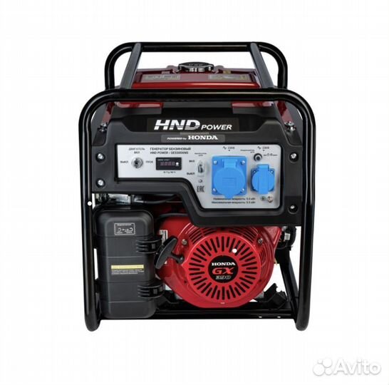 Бензиновый генератор 5.5 кВт Honda
