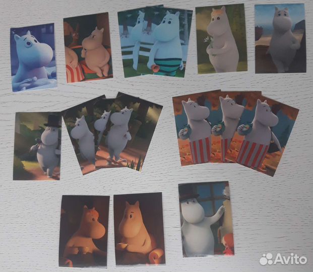 Наклейки тату муми тролли лента