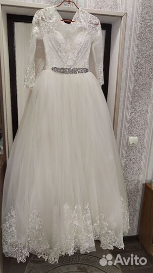 Свадебное платье 42 44 пышное