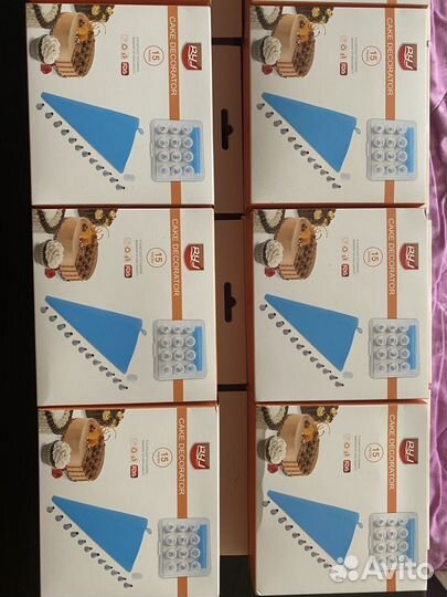 Кондитерский мешок с насадками