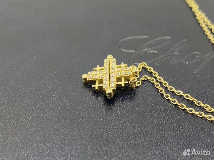 Кулон из золота женское счастье