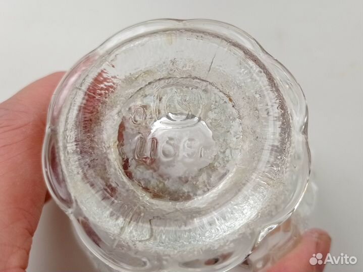 Хрусталь вазочки для варенья на ножке СССР