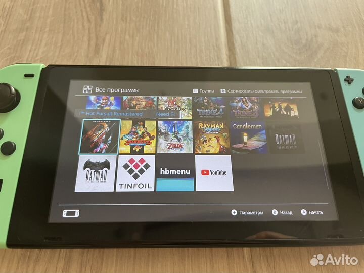 Nintendo Switch rev 1 прошитая