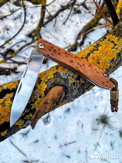 Нож складной N.C.custom respect туя satin