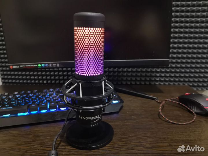 Микрофон hyperx quadcast s