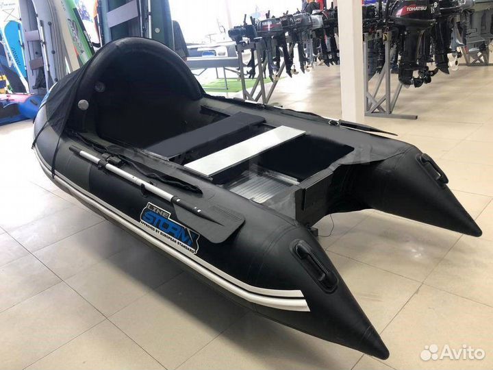 Лодка пвх Stormline Adventure 340 (ST) серая