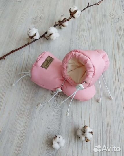 Варежки зимние детские