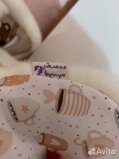 Мягкая игрушка заяц Pigletto ручной работы