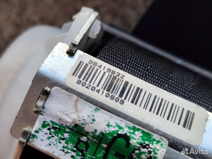 Ремень безопасности задн прав Chevrolet Spark M200