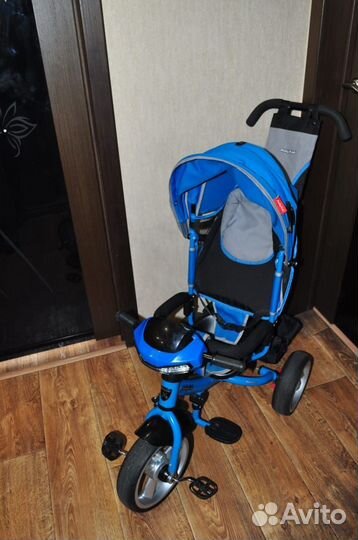 Велосипед коляска с ручкой Moby Kids