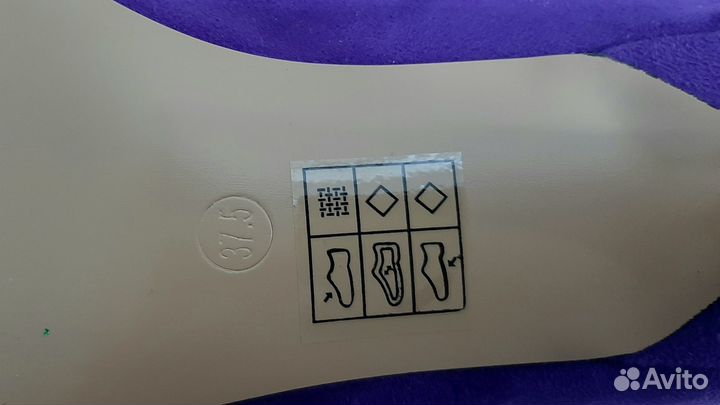 Туфли женские фиолетовые