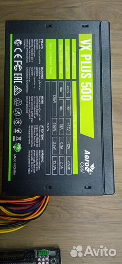 Блок питания Aero Cool vx plus 500 (500 ватт)