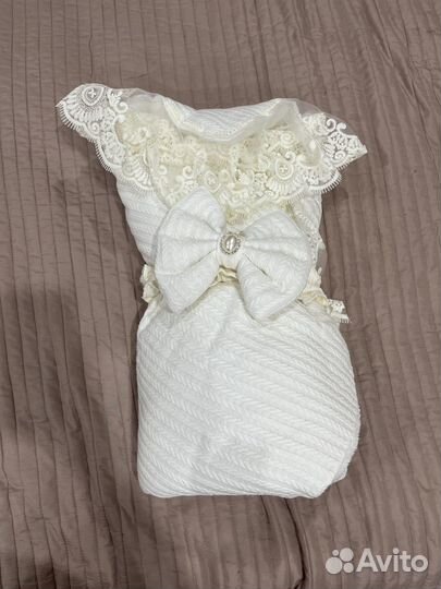 Конверт одеяло на выписку зима