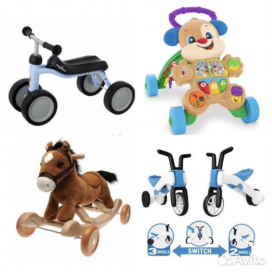 Ходунки каталка Puky Chillafish Kiddieland