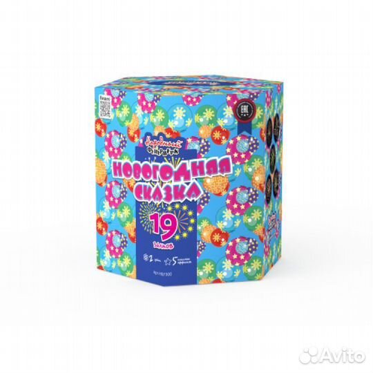 Фейерверк Новогодняя сказка 19 залпов