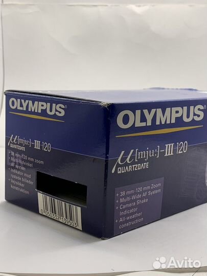 Плёночная мыльница olympus Mju-III 120