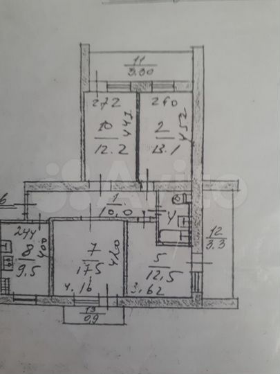 4-к. квартира, 86,4 м², 9/9 эт.