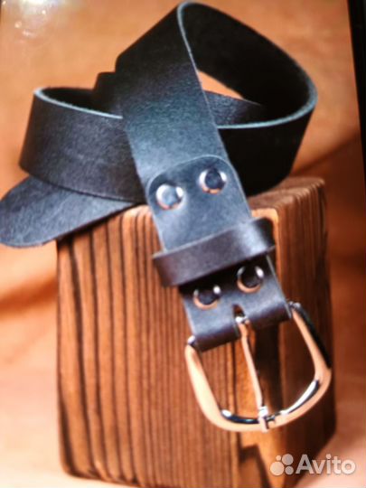 Мужской кожаный ремень