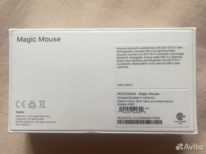 Мышь Apple Magic Mouse