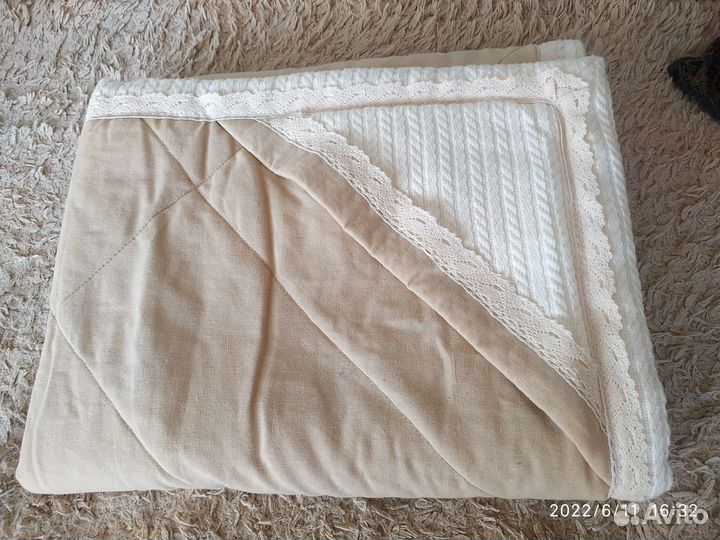 Детское одеяло и корзина для малыша