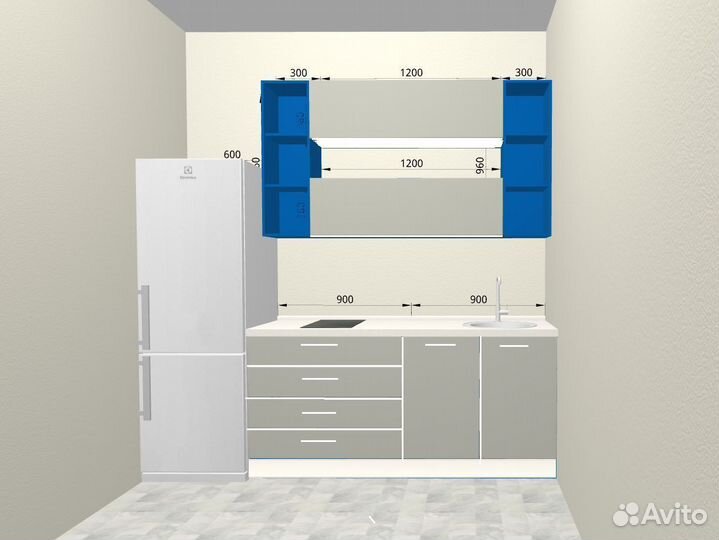 Кухня Тетрис 1.8