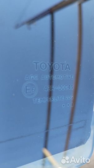 Toyota Camry xv40 стекло заднее левое