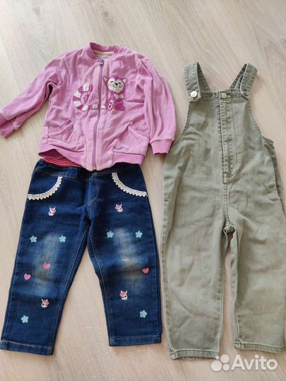 Пакет детских вещей 86-98